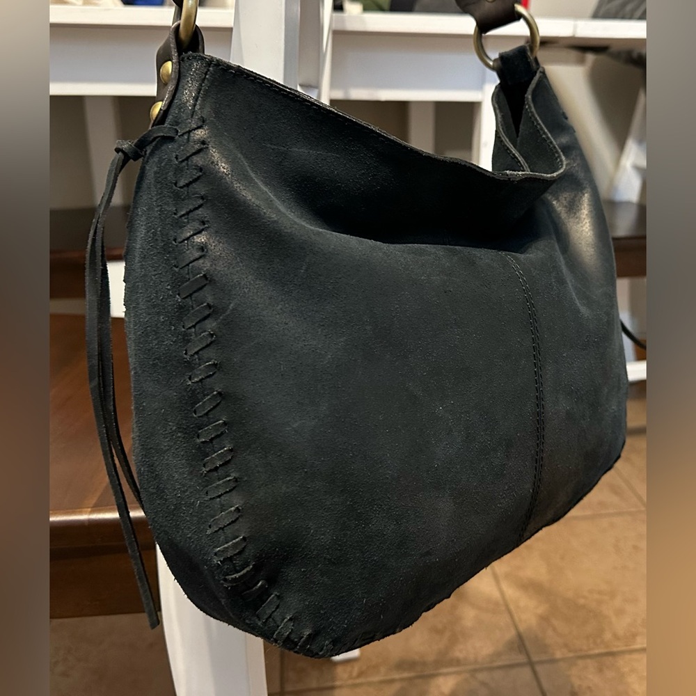 Nino Bossi Black Leather Shoulder Bag
